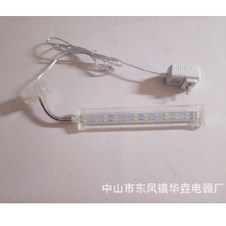 新款華垚魚(yú)缸水館族360度旋轉(zhuǎn)LED節(jié)能省電水族燈